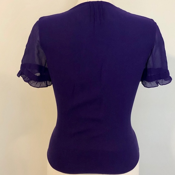 Royal Purple 'Bryan | Bryan Bradley' Silk Blouse - Picture 5 of 10